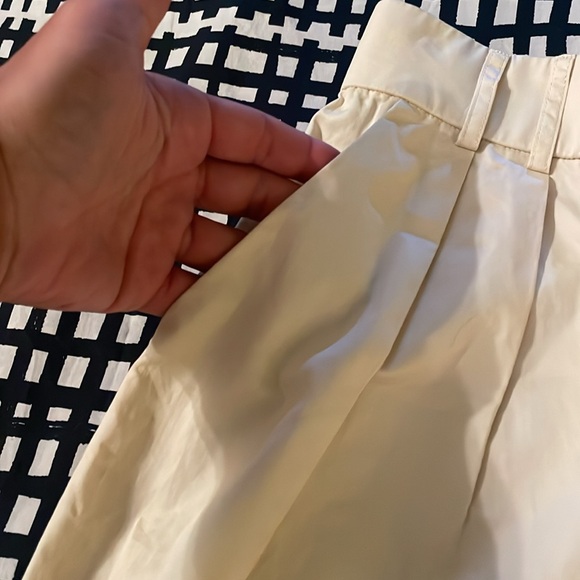 Anthropologie X Mare Mare Curved Petal Hem Chino Pants Size Medium - Picture 11 of 13